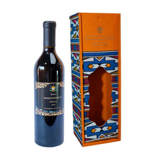 Load image into Gallery viewer, Wine and Handmade Royal Wine Bottle Holders with Ndebele Print