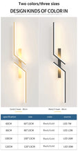 Load image into Gallery viewer, LED Wall Lamp Modern Minimalist Strip Wall Decor Lights