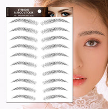 Load image into Gallery viewer, Waterproof Eyebrow Tattoo Sticker