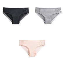 Load image into Gallery viewer, 3-Pcs Cotton Women's Panties