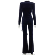 Load image into Gallery viewer, One Piece Velvet Jumpsuit