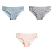 Load image into Gallery viewer, 3-Pcs Cotton Women's Panties