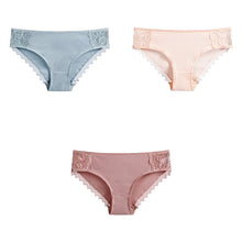 Load image into Gallery viewer, 3-Pcs Cotton Women's Panties