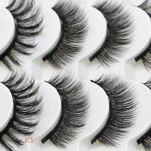 Load image into Gallery viewer, 10 Pairs False Magnetic Eyelashes