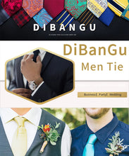 Load image into Gallery viewer, Assorted Neck Ties with Pocket Square Cufflinks and Boutonnière