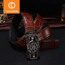Load image into Gallery viewer, Men Genuine Luxury Leather Belt