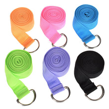 Load image into Gallery viewer, Yoga Stretch Strap D-Ring Belt