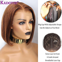 Load image into Gallery viewer, Brazilian Straight Colored Human Hair Wig