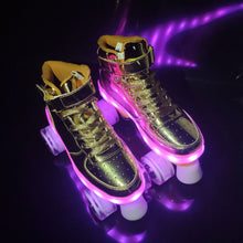 Load image into Gallery viewer, New Style Luminous 4-Wheel Roller Skates