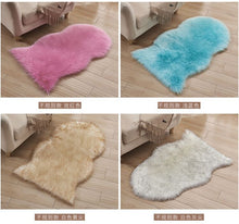 Load image into Gallery viewer, Soft Artificial Sheepskin Rug Chair Cover