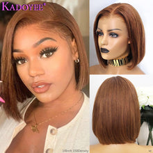 Load image into Gallery viewer, Brazilian Straight Colored Human Hair Wig