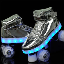 Load image into Gallery viewer, New Style Luminous 4-Wheel Roller Skates