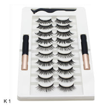Load image into Gallery viewer, 10 Pairs False Magnetic Eyelashes
