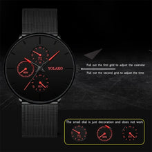 Load image into Gallery viewer, Men's Ultra Thin Stainless Steel Watches