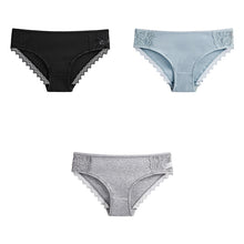 Load image into Gallery viewer, 3-Pcs Cotton Women's Panties
