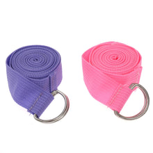 Load image into Gallery viewer, Yoga Stretch Strap D-Ring Belt