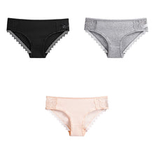 Load image into Gallery viewer, 3-Pcs Cotton Women's Panties
