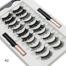 Load image into Gallery viewer, 10 Pairs False Magnetic Eyelashes