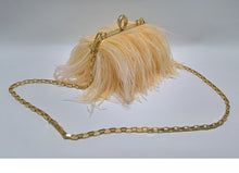 Load image into Gallery viewer, Designer Ostrich Fur Feather Clutch Bag