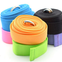 Load image into Gallery viewer, Yoga Stretch Strap D-Ring Belt