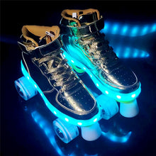 Load image into Gallery viewer, New Style Luminous 4-Wheel Roller Skates