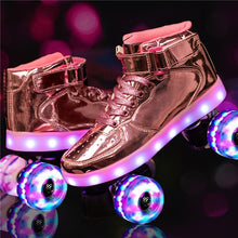 Load image into Gallery viewer, New Style Luminous 4-Wheel Roller Skates