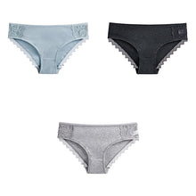 Load image into Gallery viewer, 3-Pcs Cotton Women's Panties