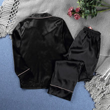 Load image into Gallery viewer, Satin Sleepwear Winter Pajamas