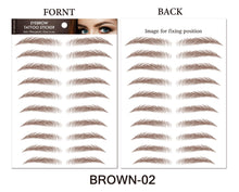 Load image into Gallery viewer, Waterproof Eyebrow Tattoo Sticker