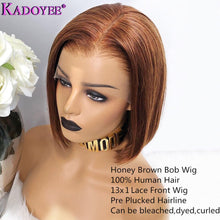 Load image into Gallery viewer, Brazilian Straight Colored Human Hair Wig