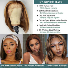 Load image into Gallery viewer, Brazilian Straight Colored Human Hair Wig