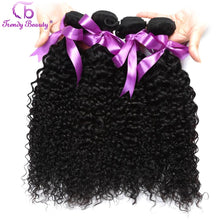 Load image into Gallery viewer, Peruvian Kinky Curly Hair Bundles 100% Human Hair Extensions