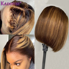 Load image into Gallery viewer, Brazilian Straight Colored Human Hair Wig