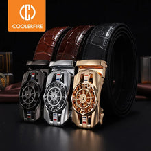 Load image into Gallery viewer, Men Genuine Luxury Leather Belt