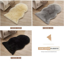 Load image into Gallery viewer, Soft Artificial Sheepskin Rug Chair Cover