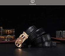 Load image into Gallery viewer, Men Genuine Luxury Leather Belt