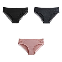 Load image into Gallery viewer, 3-Pcs Cotton Women's Panties