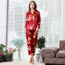 Load image into Gallery viewer, Couple Silk Satin Pajamas