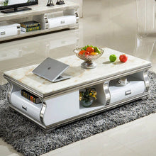 Load image into Gallery viewer, Modern Marble TV Stand