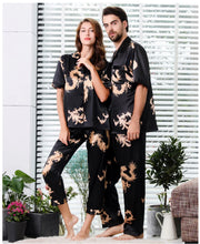 Load image into Gallery viewer, Couple Silk Satin Pajamas