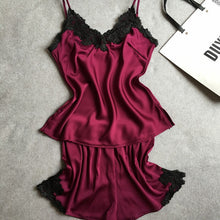 Load image into Gallery viewer, Silk Satin Pajama Set