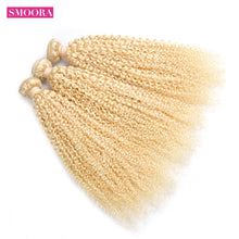 Load image into Gallery viewer, Blond Curly Brazilian Hair Bundle