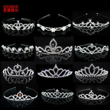 Load image into Gallery viewer, Princess Crystal Tiaras & Crowns
