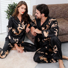 Load image into Gallery viewer, Couple Silk Satin Pajamas
