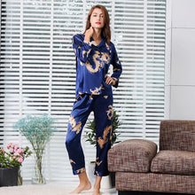 Load image into Gallery viewer, Couple Silk Satin Pajamas