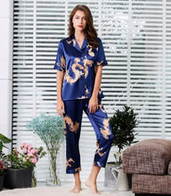 Load image into Gallery viewer, Couple Silk Satin Pajamas