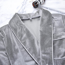 Load image into Gallery viewer, Warm Long Sleeve Velvet Pajamas
