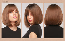 Load image into Gallery viewer, Bob Wigs with Bangs