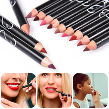 Load image into Gallery viewer, 12-Colours/Set Waterproof Lip Liner Pencil