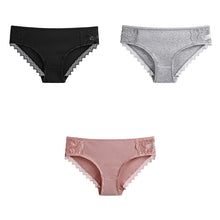 Load image into Gallery viewer, 3-Pcs Cotton Women's Panties